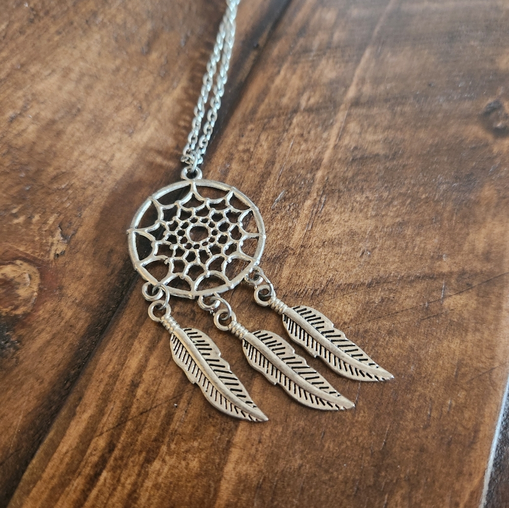 Dream catcher necklace
